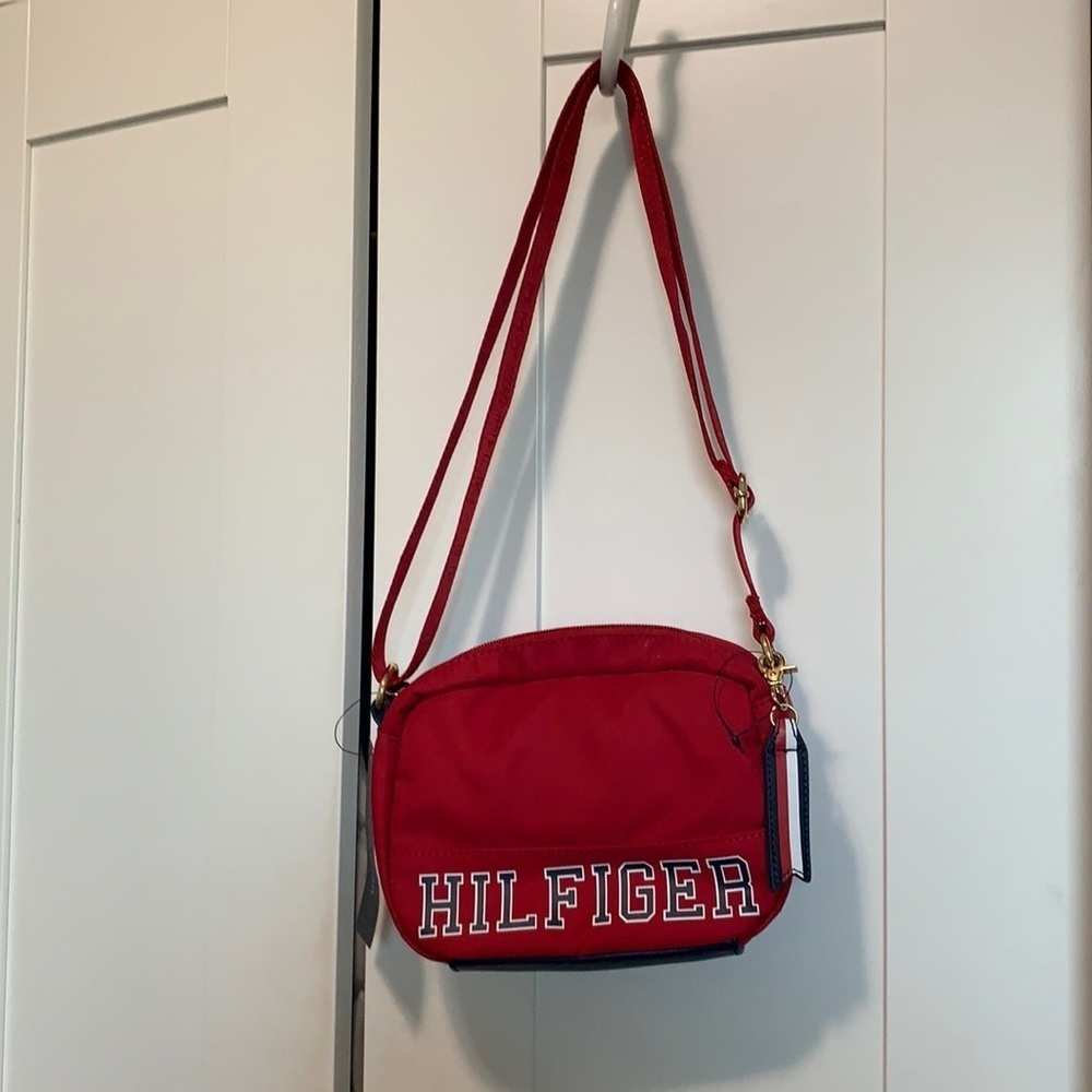 Tommy Hilfiger Red Nylon Bag